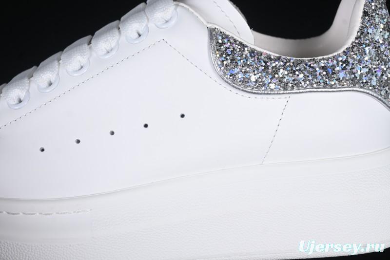 Alexander McQueen Oversized Sneakers with White Crystals - D.E5