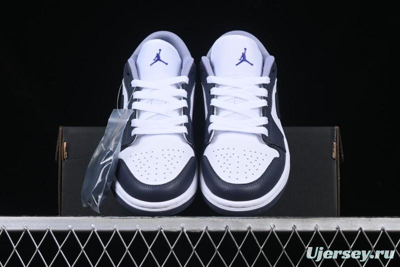 Nike Air Jordan 1 Low AJ1 Haze Purple Casual Sneakers - 553558-145