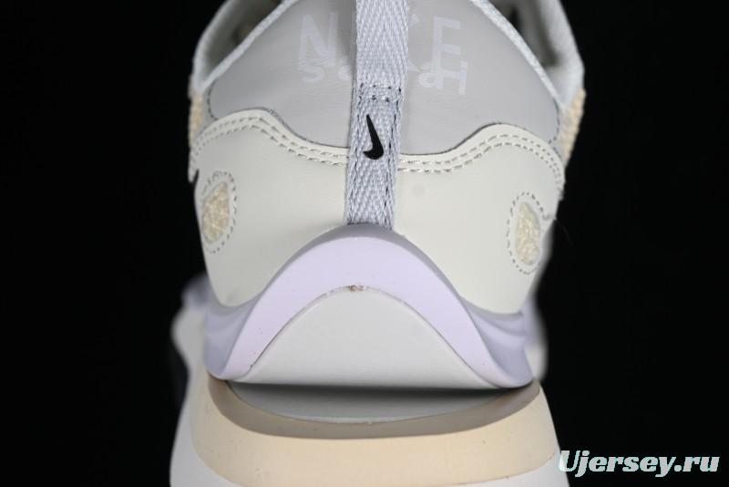 Nike Sacai VaporWaffle 3.0 Deconstructed Sneakers with Overlapping Swoosh and Dual Tongue - CV1363-101