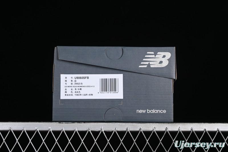 Joe Freshgoods x New Balance NB9060 Retro Casual Running Sneakers with ABZORB Cushioning - U9060SFB