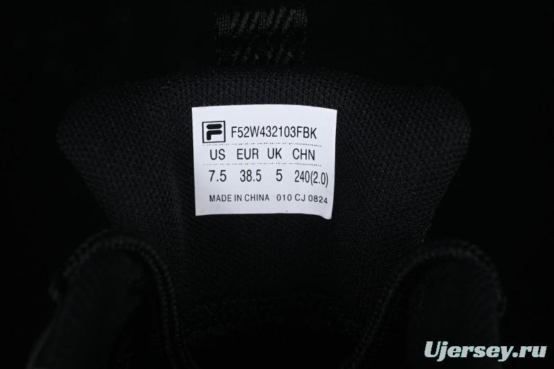 Fila Breathable Cat Paw Sneakers F52W432103FBK with Lightweight Eco-Friendly Material and Cushioned EVA Midsole