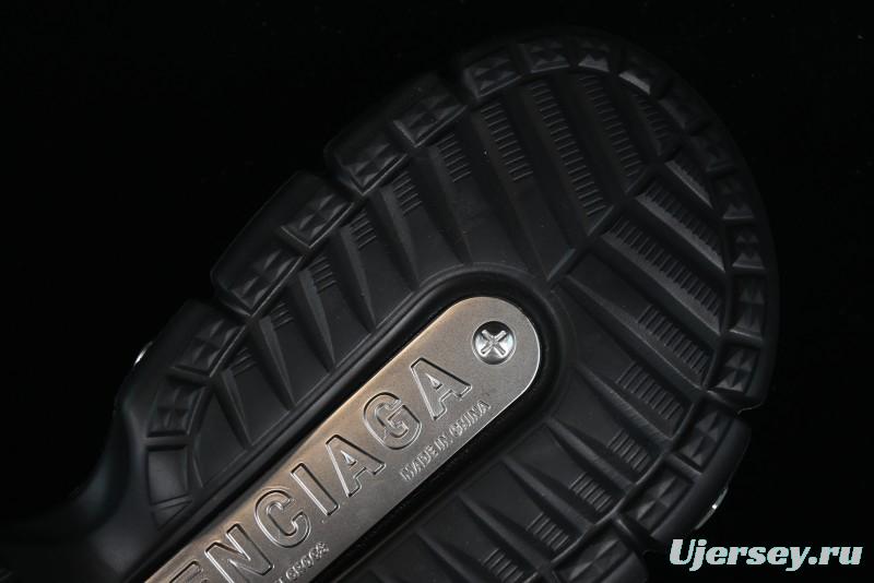 Balenciaga Hardcrocs Slide EVA Round Toe Ultra Thick Sole Clog Sandals - W1S8N1081