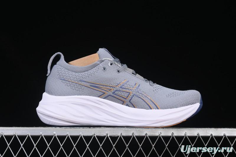 Asics Gel-Nimbus 26 Retro Breathable Casual Shoes Cushioned Men's Durable Running Shoes - 1011B794-020