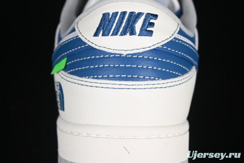 Nike SB Dunk Low The North Face Collaboration Anniversary Edition Customized Low-Top Casual Skate Shoes - DM6868-040