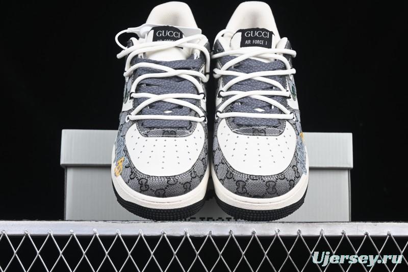 Nike Air Force 1 '07 Low Hip Hop Gucci Style Casual Sneakers - BD0077-555