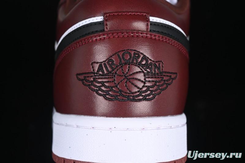 Nike Air Jordan 1 Low AJ1 White University Red Casual Sneakers - HF3148-102