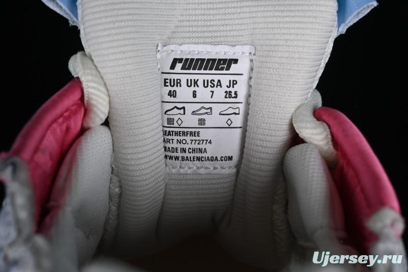 Balenciaga Runner Kith Four Color Retro Casual Shoes - W3RBW2325