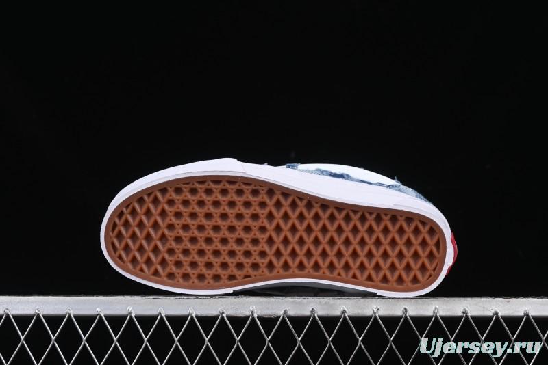 Vans Knu Skool Washed Tie-Dye Low-Top Casual Skate Shoes - VN000CS0239