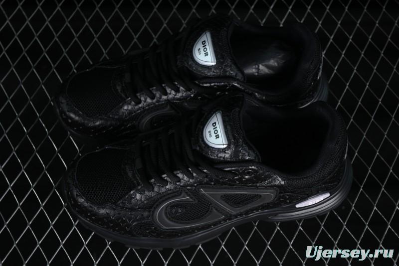 Dior B30 Sneakers with Reflective CD30 Logo and Lightweight Rubber Sole - CD30