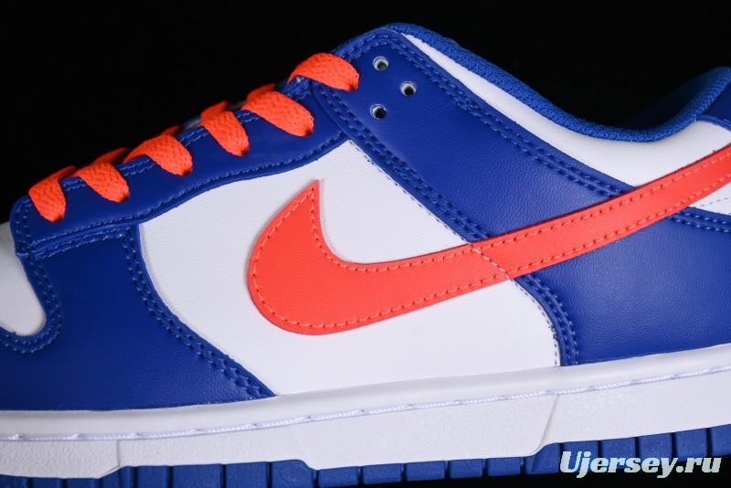 Nike Dunk Low SB Casual Skate Shoes in White Blue Red - CW1590-104