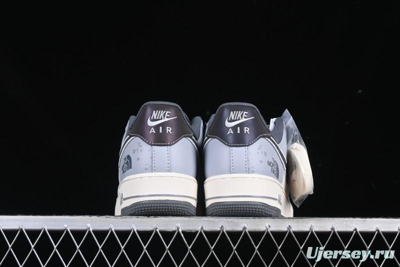 Nike Air Force 1 '07 Low The North Face Collaboration Embroidered Splash Design Casual Sneakers - DM6688-006