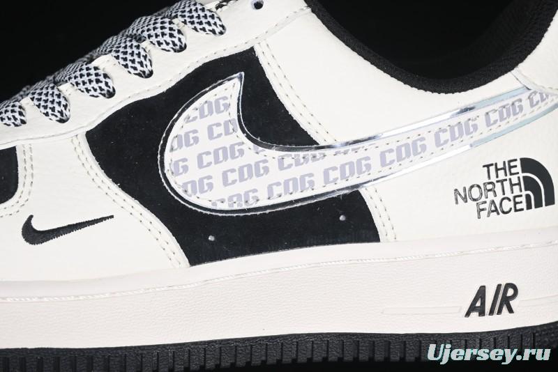 Nike Air Force 1 '07 Low The North Face x CDG Black White Casual Sneakers - BB7518-013