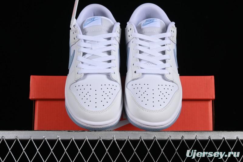 Nike SB Dunk Low Light Blue White Skateboarding Shoes - DV0831-109