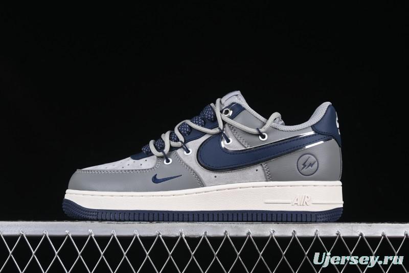 Nike Air Force 1 '07 Low Lightning Collaboration Cement Grey Drawstring Casual Sneakers - SJ1198-111