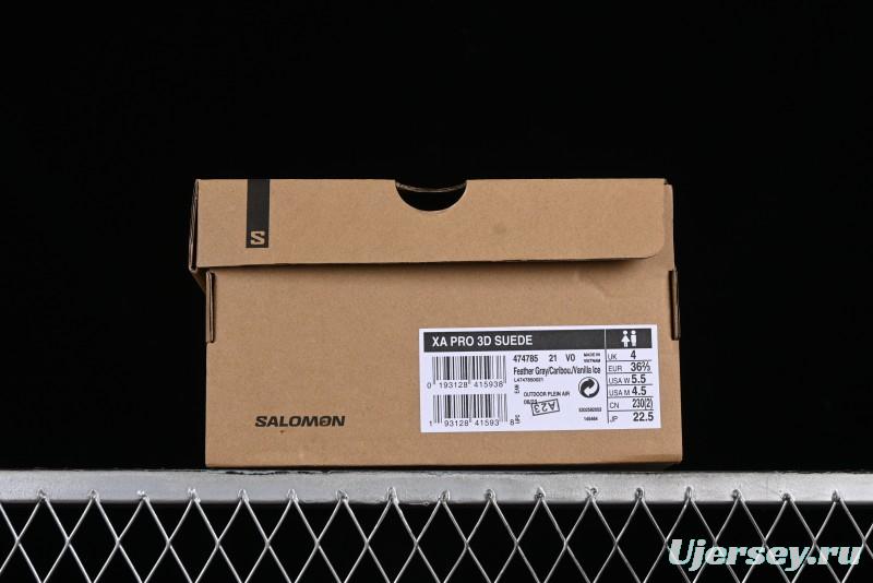 Salomon XA PRO 3D Suede Outdoor Trail Running Shoes with SENSIFIT and 3D ADVANCED CHASSIS - 474785-21