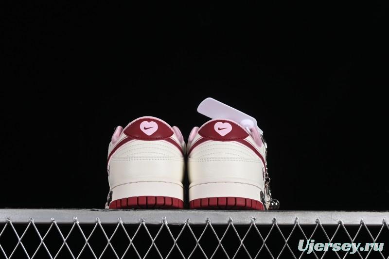 Nike SB Dunk Low Valentine's Day Limited Edition - Cherry Valentine Anniversary High-End Custom Low-Top Casual Sneakers - XX2025-312
