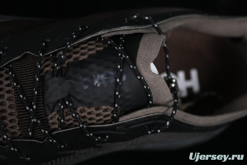 HOKA ONE ONE Satisfy Running Mafate Trail Low-Cut Cushioned Outdoor Hiking Shoes - 1157050 COFF