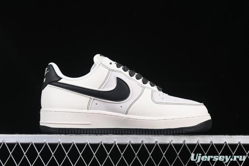 Nike Air Force 1'07 Low The North Face Collaboration Beige Black Red Label Casual Sneakers - BB7518-010