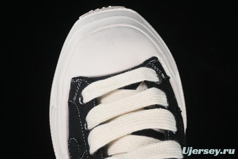 Shoot Brand Resonance Black Plum Retro Comfort Leather Anti-Slip Elevated Low-Top Casual Skate Shoes - AJD4