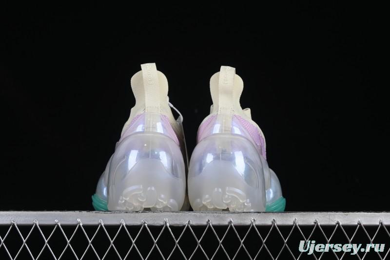 Grounds Big Bubble High Platform Sneakers in Cream Lilac - AJE5