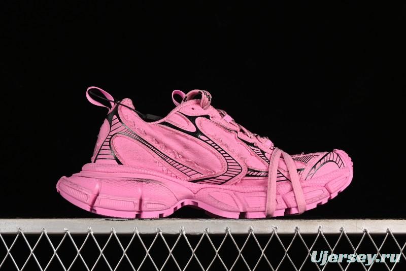 Balenciaga Phantom Sneaker Ten-Gen Trend Running Shoes with Transparent Heel Strap - W3XDC5000