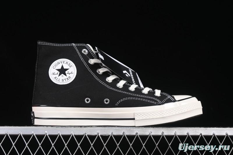 Converse Chuck 1970s High-Top Casual Canvas Sneakers with Classic Graffiti Limited Edition Three-Star Logo - 162050C