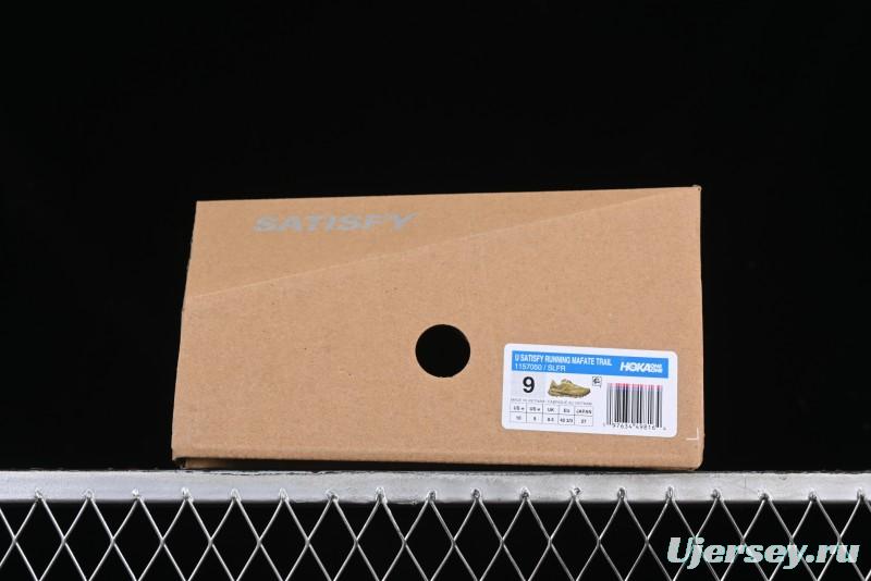 HOKA ONE ONE Satisfy Running Mafate Trail Low Top Cushioned Outdoor Hiking Shoes - 1157050 SLFR