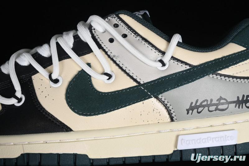 Nike Dunk Low Panda Prank Universe Exploration - Star Trek Mocha SB Strap Low-top Casual Sneakers - FQ8080-133