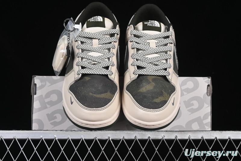 Nike SB Dunk Low The North Face x CDG Anniversary High-End Custom Low-Top Casual Sneakers - DM6868-015