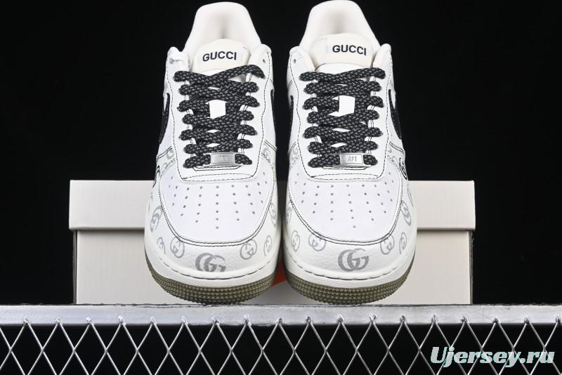 Nike Air Force 1 '07 Low Gucci Collaboration Classic Pattern Low-Top Casual Sneakers - CH6336-516