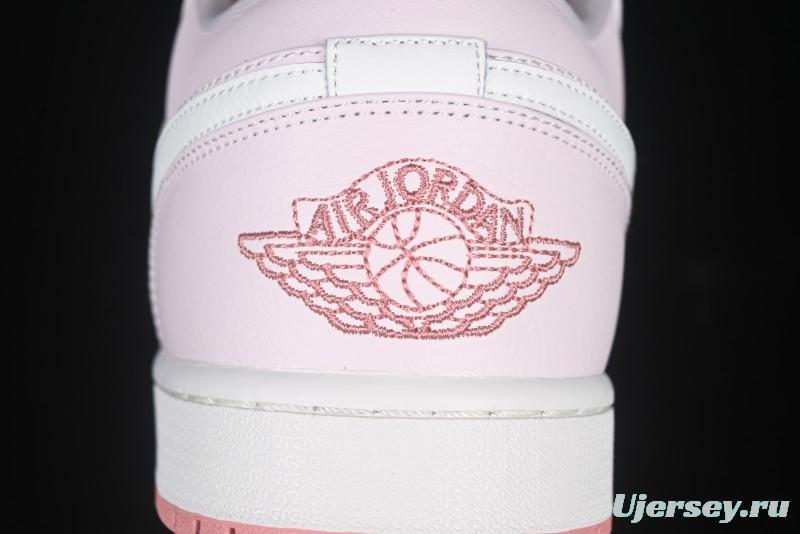 Nike Air Jordan 1 Low AJ1 Retro Casual Sneakers in Youthful Pink - IH0823-611