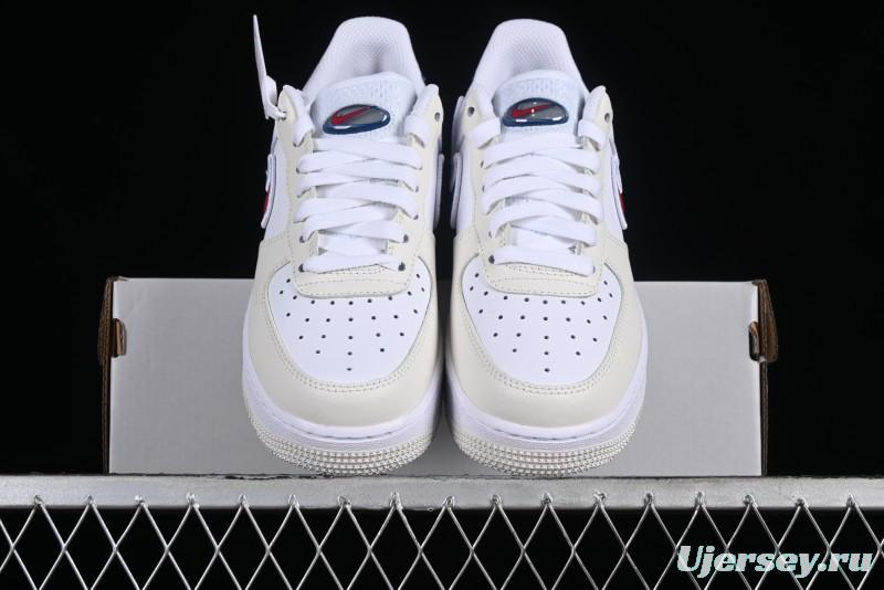 Nike Air Force 1 '07 Low Casual Sneakers with Full-Length Air Cushion - FZ3190-400