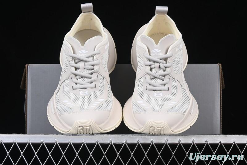 Balenciaga Circuit Lightweight Distressed Print Round-Toe Fashion Casual Sneakers - WFLGY2000