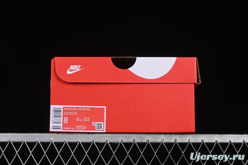 Nike Dunk Low Blue and White Porcelain Theme Casual Sneakers - DV0831-104