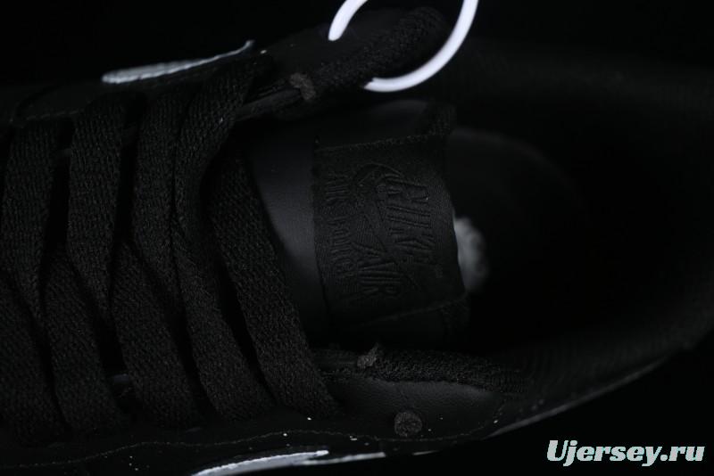 Nike Air Force 1 '07 Low Casual Sneakers with Black Splatter Design - ZH0316-046