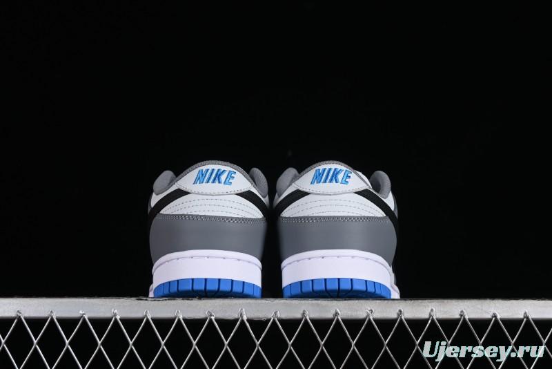 Nike Dunk Low SB Skateboarding Shoes in White Blue Grey - FB9109-001
