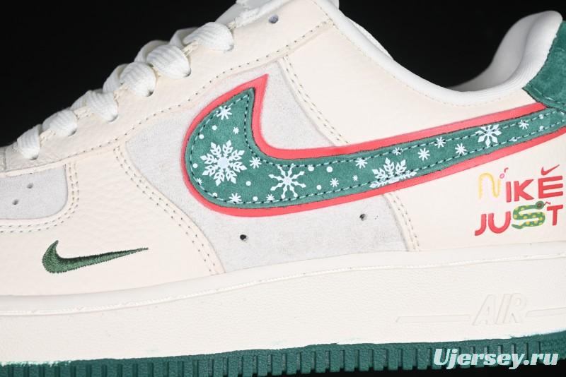 Nike Air Force 1'07 Low Just Collaboration - Christmas Tree Low-Top Casual Sneakers - DF0188-034