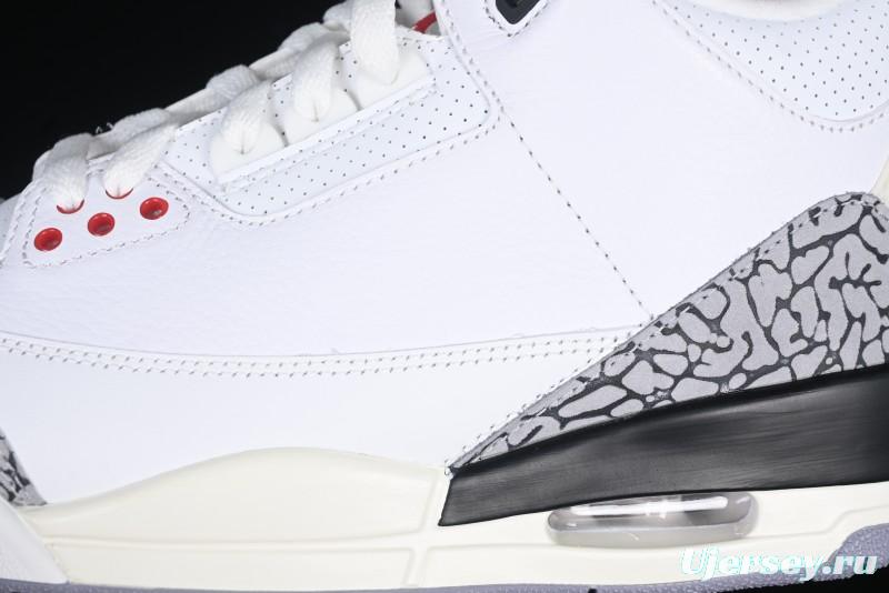 Nike Air Jordan 3 Retro White Cement Reimagined Basketball Shoes - DN3707-100