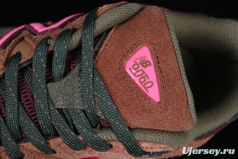 New Balance 9060 Retro Casual Running Shoes with ABZORB Cushioning Technology - U9060BUR