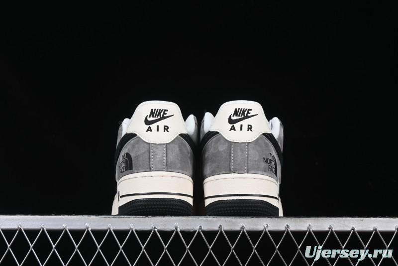 Nike Air Force 1'07 Low The North Face Collaboration Black Beige Grey Casual Sneakers - XZ6188-976