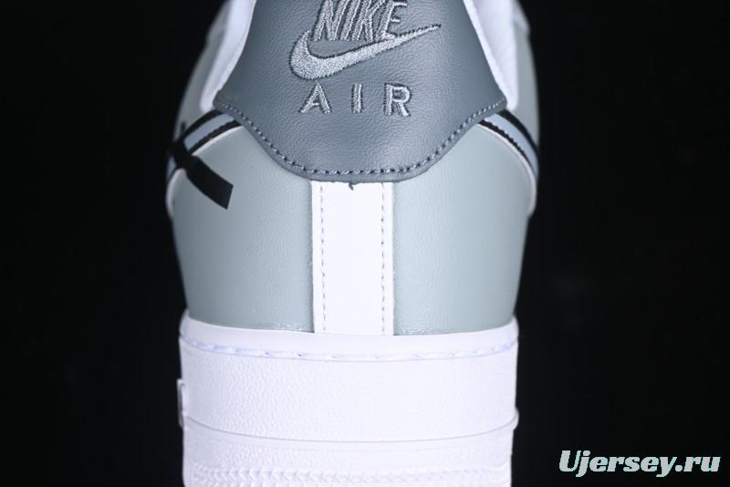 Nike Air Force 1 '07 Low Hand-Painted Broken Hook Casual Sneakers - CV2288-011