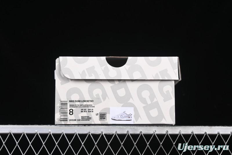 Nike SB Dunk Low The North Face x CDG Collaboration Anniversary Edition Custom Low-Top Casual Sneakers - XX3168-110