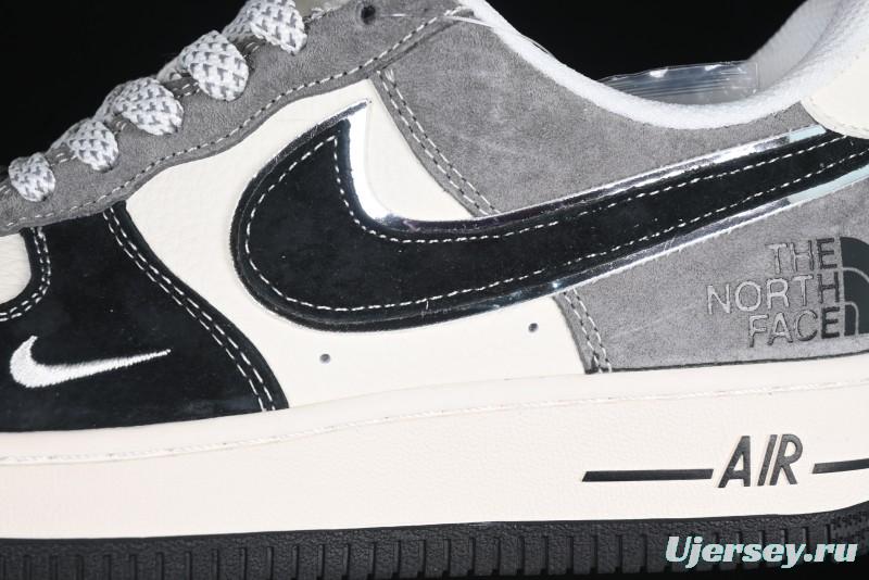 Nike Air Force 1'07 Low The North Face Collaboration Black Beige Grey Casual Sneakers - XZ6188-976