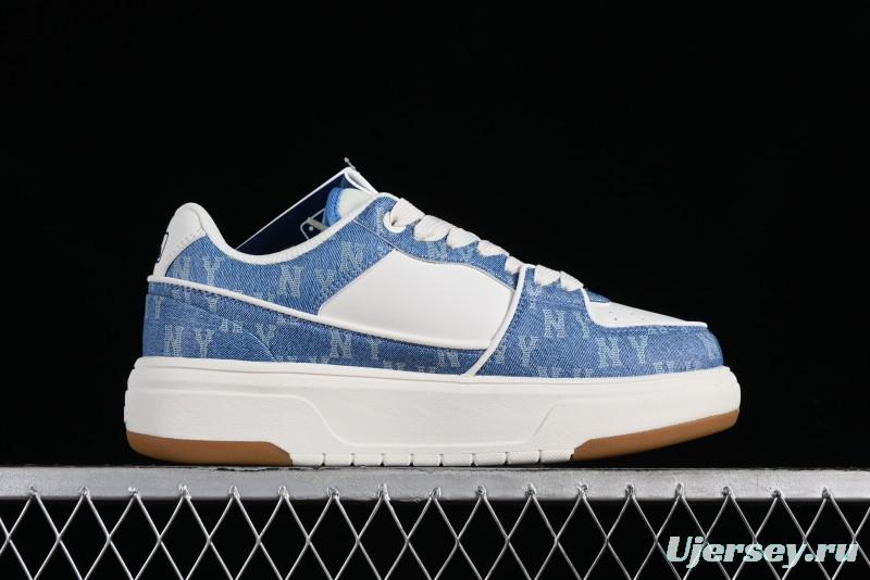 MLB Chunky Liner Basic Height Increasing Platform Sneakers with 6cm Inner Lift - 3ASXCLD4N50BLS