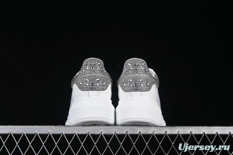 Alexander McQueen Oversized Sneakers with White Rhinestones - D.E5