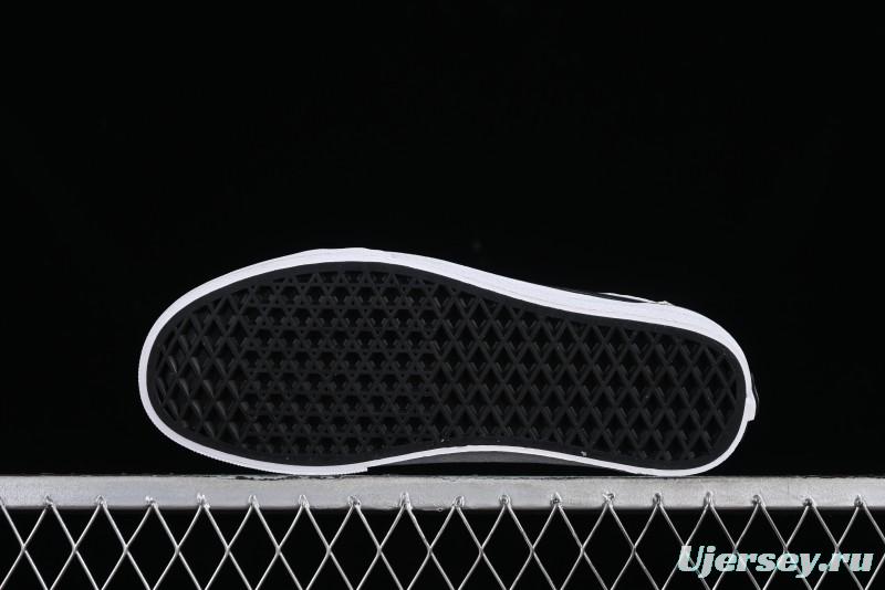 Vans Buzz Old Skool Peace Dove Classic Canvas Patchwork Low-Top Skate Shoes - VN000CR5BPB