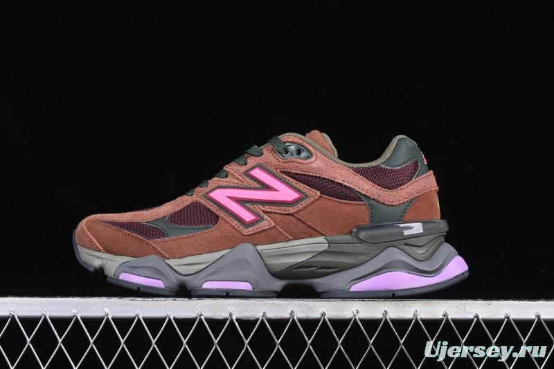 New Balance 9060 Retro Casual Running Shoes with ABZORB Cushioning Technology - U9060BUR