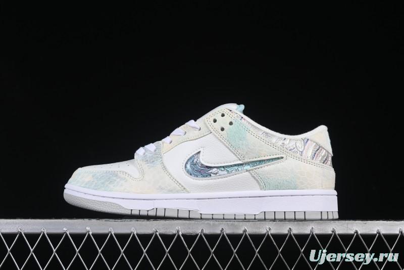 Nike Dunk Low CNY Year of the Dragon Limited Edition New Chinese Style Custom Steam Puppet - Third Prince White Aobing SB Low-top Casual Sneakers - DV0831-101