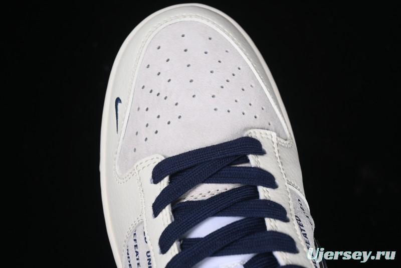 Nike SB Dunk Low UN Collaboration - Dark Blue Anniversary High-End Custom Low-Top Casual Sneakers - XX2026-666