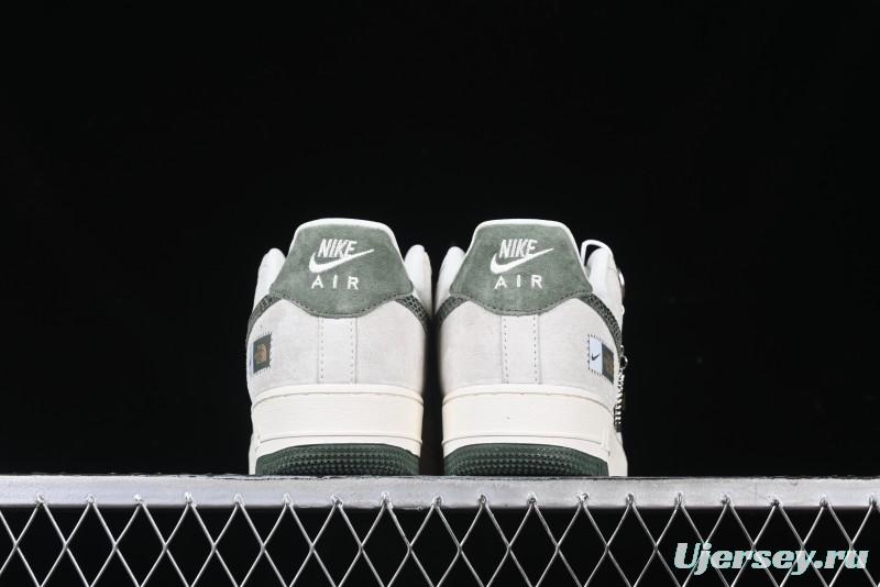 Nike Air Force 1 '07 Low The North Face Collaboration Green Snake Swoosh Casual Sneakers - DF0188-026